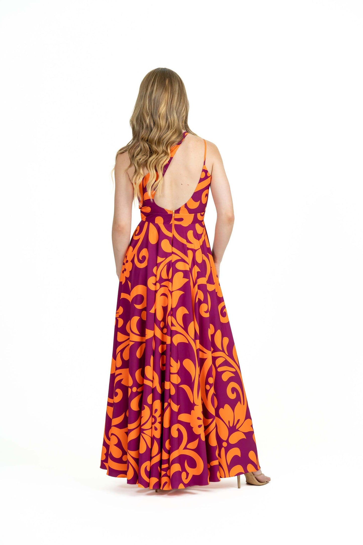 Model wearing Myola Maxi Dress ideal for special occasions