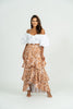 Brahea Set video showcasing versatility and design of puff-sleeve crop top and asymmetric maxi skirt